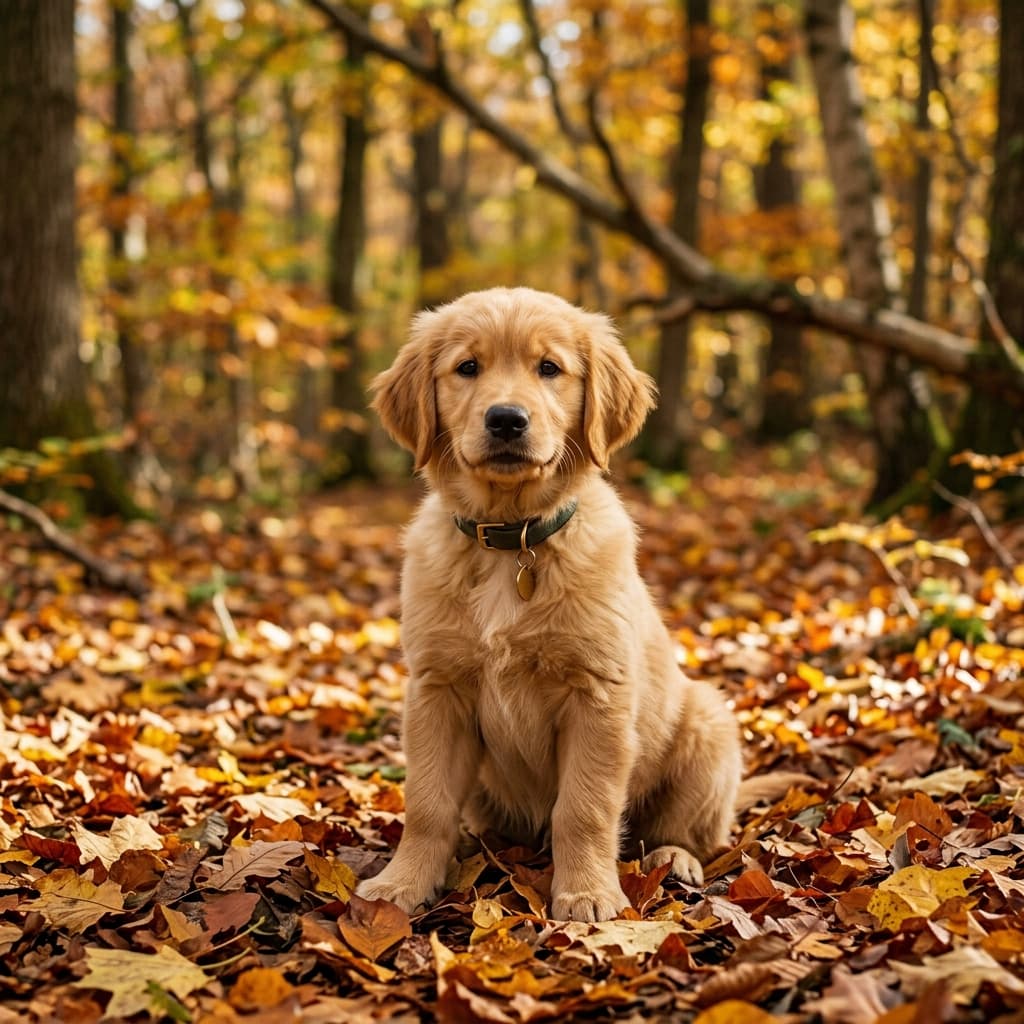 ゴールデン・レトリーバーの女の子 - 長野県
