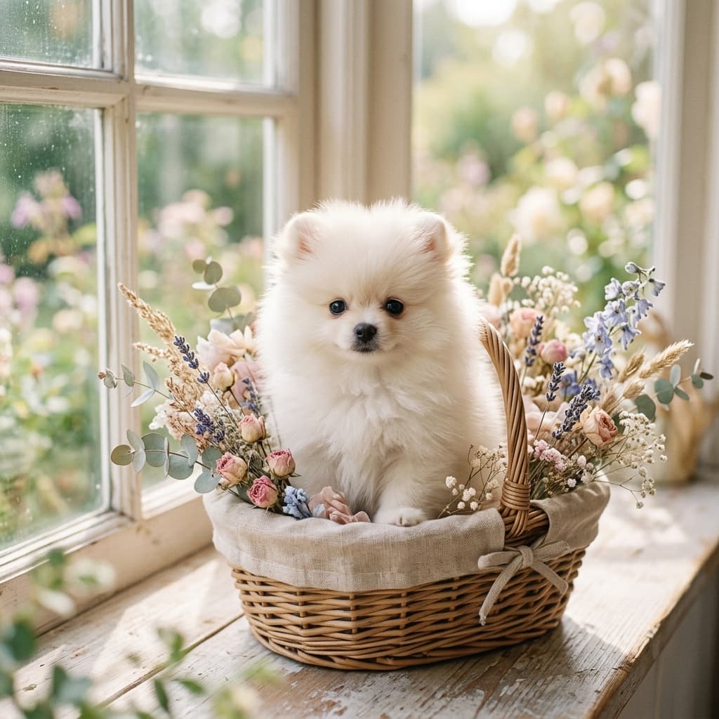 ポメラニアンの男の子 - 北海道