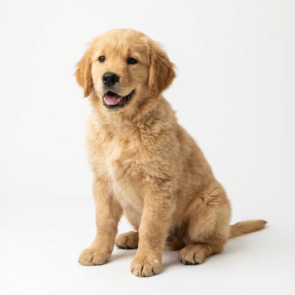 寄り添って座る子犬たち